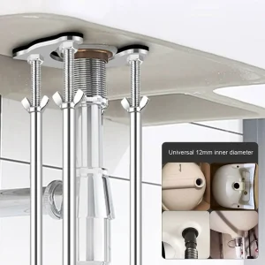 Ensemble de Support d’évier réglable sous plan, 1 pièce, Installation facile, pieds de Support d’évier portables, Support de lavabo antidérapant Ensemble de Support d’évier réglable sous plan, 1 pièce, Installation facile, pieds de Support d’évier portables, Support de lavabo antidérapant