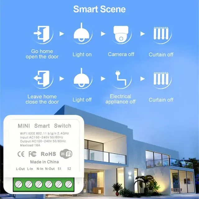 Tuya Smart WiFi Mini Breaker Control Switch – vue 5