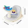 Chaise siège bain bébé antidérapante base ventouses… – vue 6