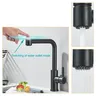 Mitigeur cuisine noir mat design contemporain arc… – vue 2