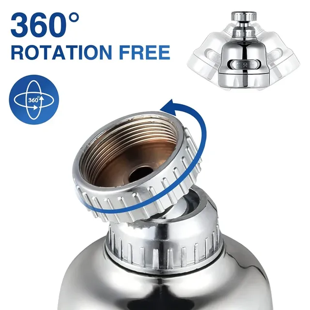 360 ° Adaptateur de robinet de cuisine pivotant – vue 5