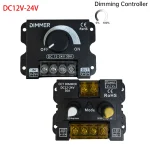 DC12V-24V CCT 30A variateur LED-contrôleur de bouton de fréquence PWM réglage de la luminosité en continu pour les bandes lumineuses LED