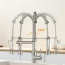 Robinet d'évier de cuisine avec pulvérisateur extractible – vue 4