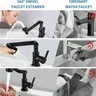 Robinet de lavabo de salle de bain universel avec tuyau… – vue 6