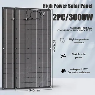 Kit de panneaux solaires Super puissants 1000W 1500W 2000W