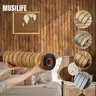 Panneaux muraux auto-adhésifs 3D en Grain de bois – vue 1