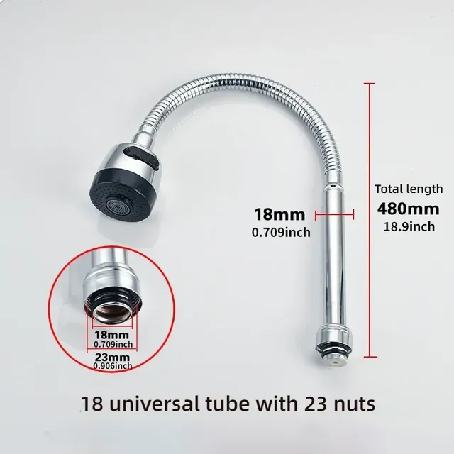 Robinet de cuisine tuyau de plomberie Tube universel… – vue 5