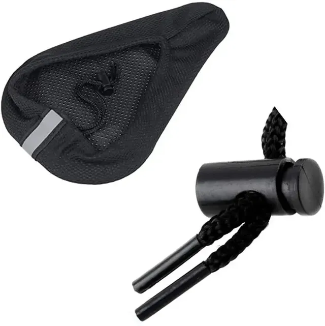 Doux 3D Rembourré Vélo VTT Selle De Vélo Housse De Siège… – vue 6