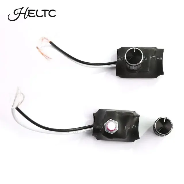 Variateur potentiomètre rotatif noir aluminium bouton… – vue 3
