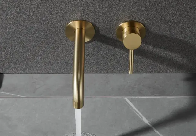 Robinet mitigeur de salle de bains en acier inoxydable – vue 4