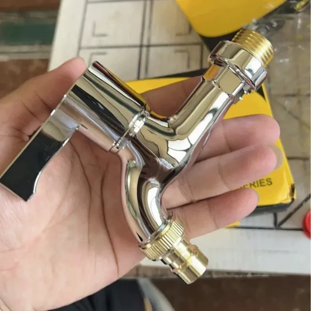 Robinet mural plastique mâle fileté demi pouce machine… – vue 3