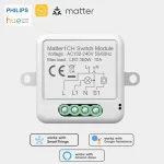 Smart Matter-Disjoncteur à ampoule, WiFi, 1 CH, Swtich Tech, DIY, App Remoter, Support Homekit, Siri, Google Home, Alexa Voice Assistant