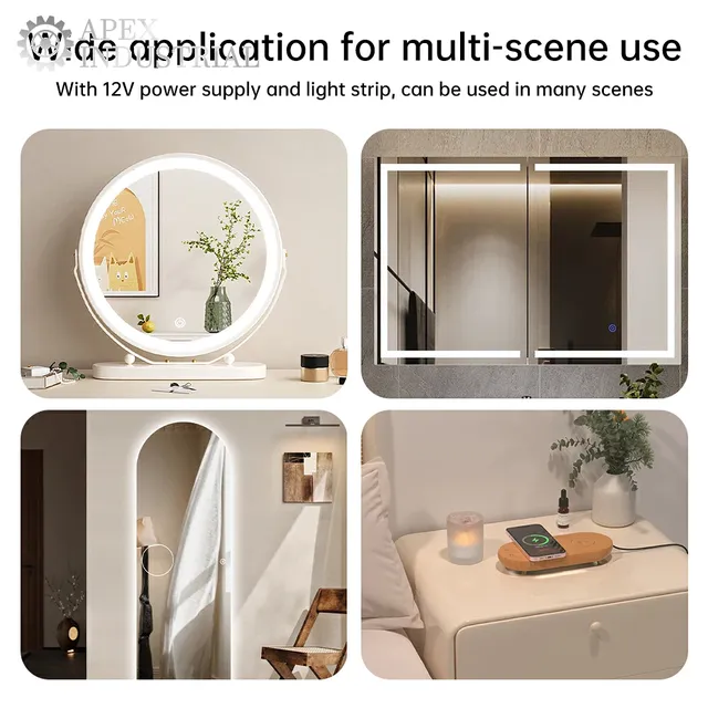 Interrupteur de miroir de salle de bains intelligent – vue 3