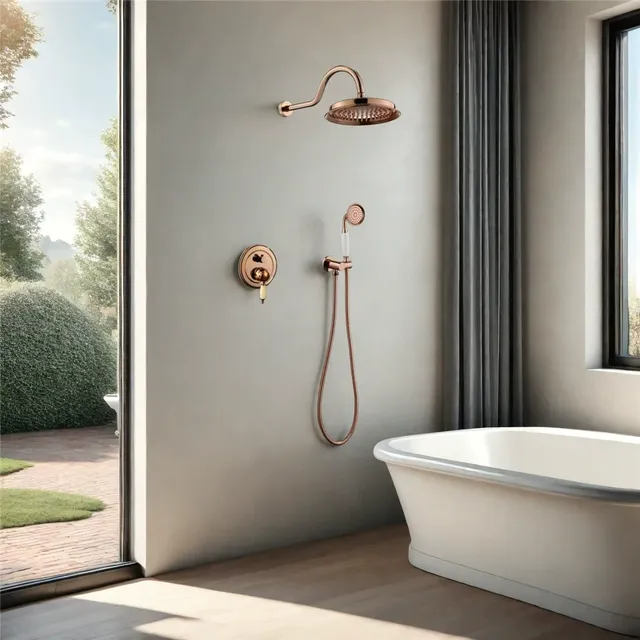 Ensemble de douche à effet de pluie Antique – vue 2