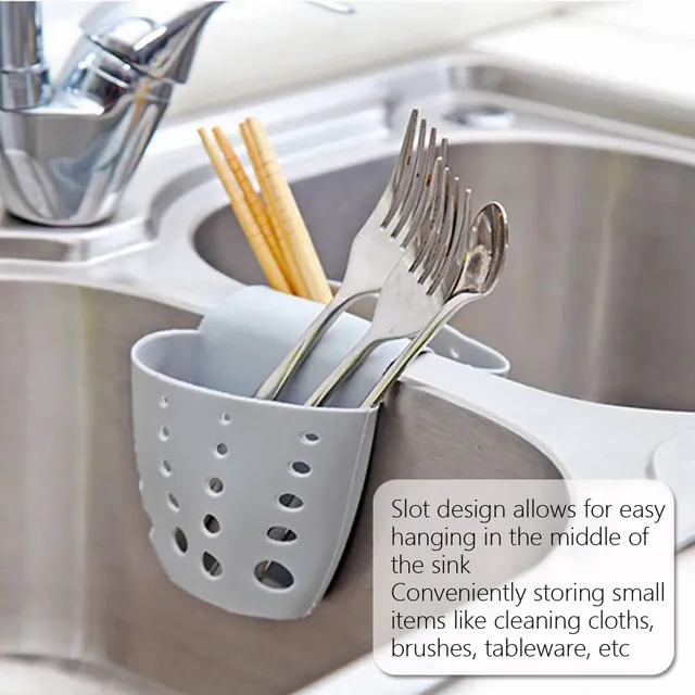 Évier de cuisine Double panier ustensiles organisateur… – vue 2