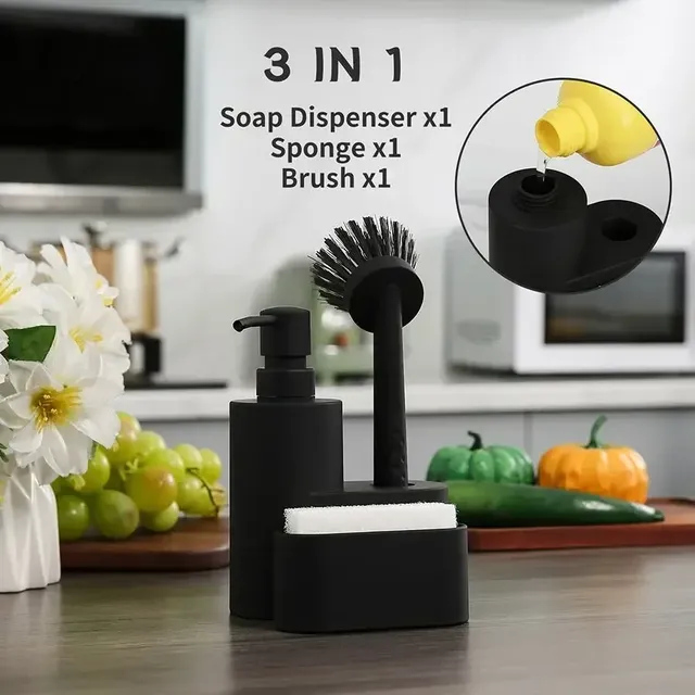 Distributeur de savon plat carré moderne avec… – vue 5
