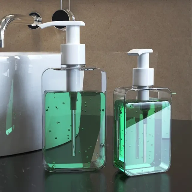 Distributeur de savon carré Transparent – vue 3