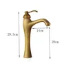 Robinet de lavabo de salle de bains monotrou en laiton… – vue 4