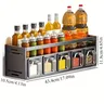 Étagère murale rangement épices acier inoxydable… – vue 5