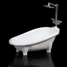 Maison de poupée meubles miniatures Mini baignoire… – vue 3