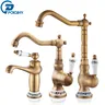 Robinet de salle de bains en laiton Antique – vue 2