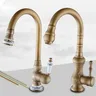 Mitigeur evier cuisine laiton brossé antique col haut… – vue 3