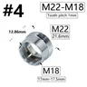 Coupleur de robinet d'eau en laiton argenté M16 M18 M20… – vue 5