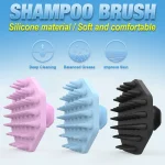 Shampoing en Silicone pour cuir chevelu, masseur de cheveux, brosse de Massage du cuir chevelu, peigne de lavage des cheveux, brosse de douche, bain, Spa
