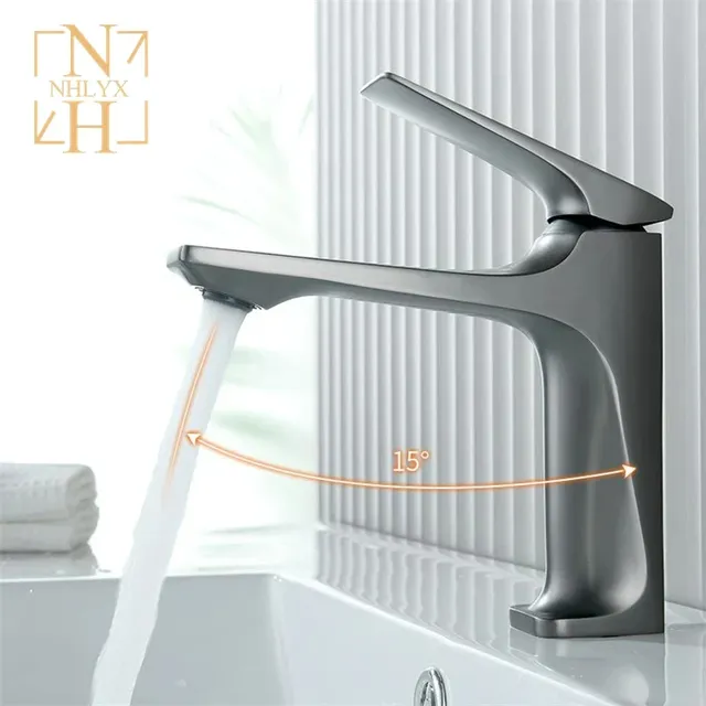 NHLYX nouveau robinet d'évier de salle de bains moderne… – vue 2
