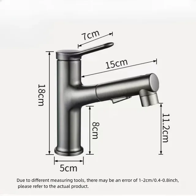 Mitigeur lavabo monocommande laiton brossé blanc mat… – vue 5