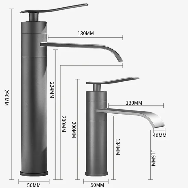 TOLM Robinet de lavabo Robinet de salle de bain antique… – vue 7