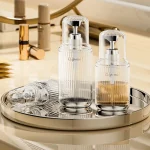 Distributeur de savon liquide 60/90/120ML, bouteille vide, pompe rechargeable, bouteilles de shampoing pour salle de bain, récipient liquide, distributeur de shampoing, décor