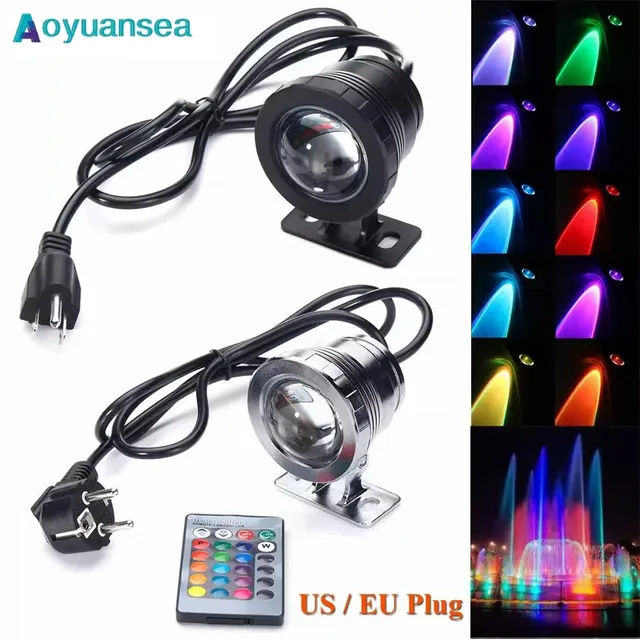 Ampoule de projecteur LED sous-marine RGB AC 110V 220V…