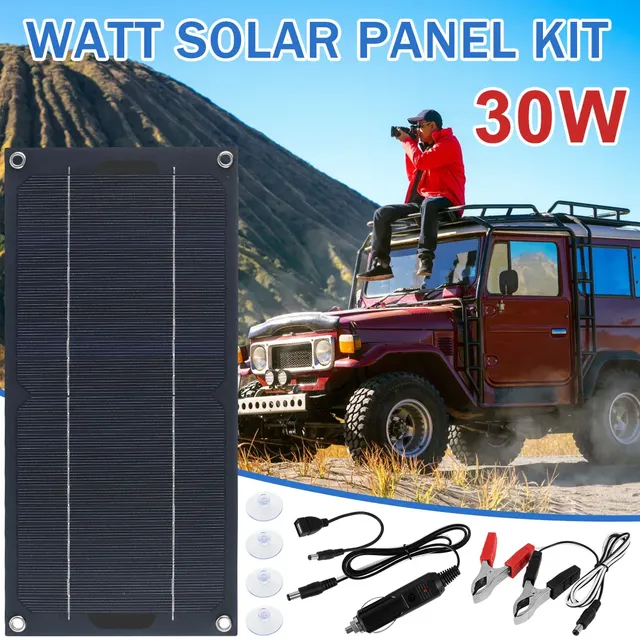 Panneau solaire 30W 12V Portable RV – vue 2