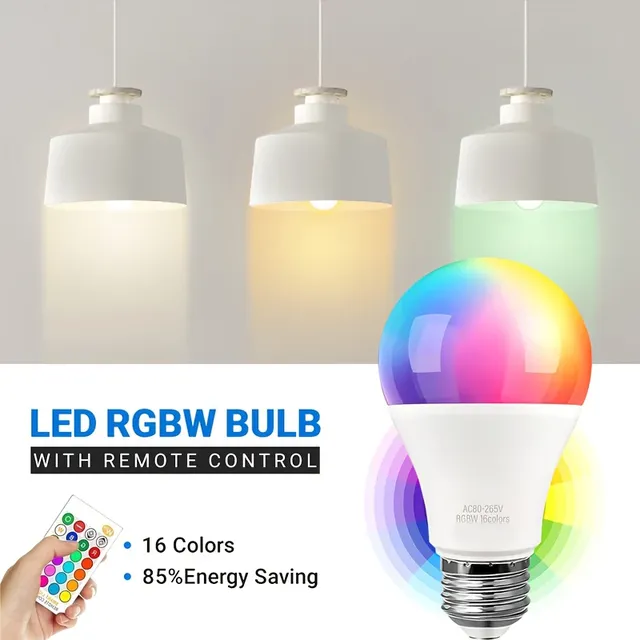 Ampoule télécommandée intelligente de couleur RGB