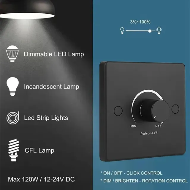 FDDT RV variateur de lumière panneau de commande de… – vue 3