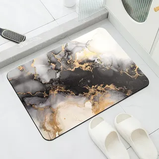 Tapis de salle de bain de luxe antidérapant
