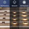 Blanc chaud LED solaire étape lampe chemin escalier… – vue 4