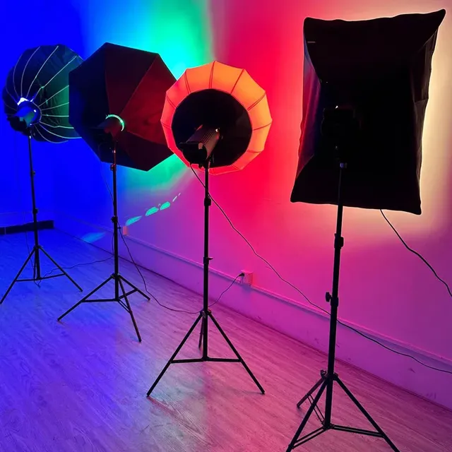 RGB Bowens Mount Softbox télécommande 100W lampe Globe… – vue 6