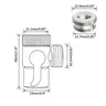 Connecteur de robinet d'eau bidirectionnel pour toilettes – vue 4