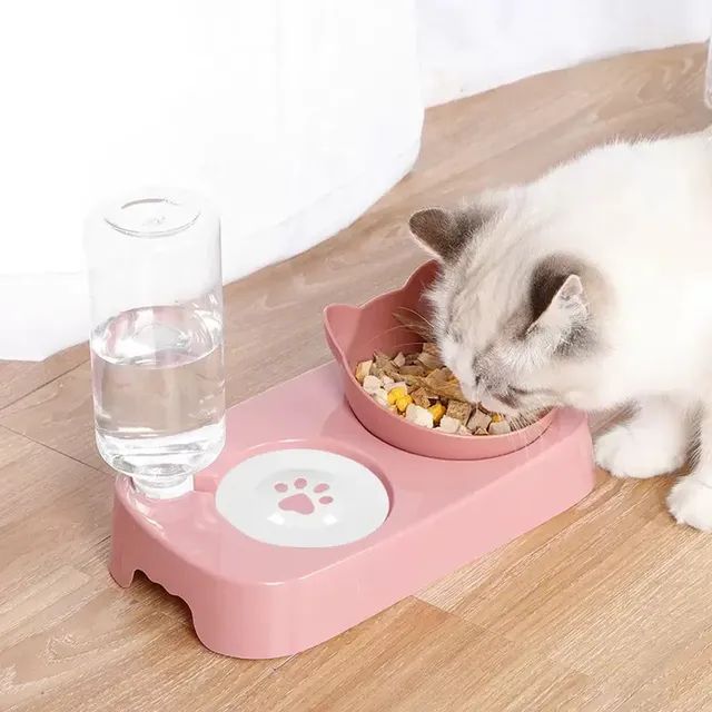 1 pièce-cuiseur pour chat Double bol pour chien eau… – vue 4