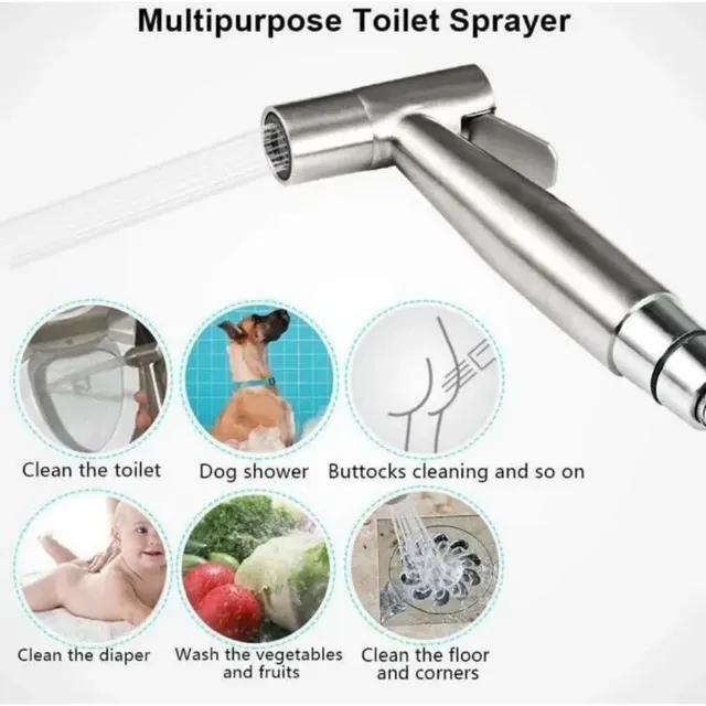 Salle de bains en acier inoxydable robinet Spray… – vue 2