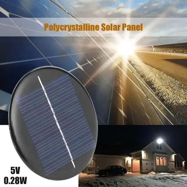 Panneau solaire rond 0.28W 5V 60mm – vue 2