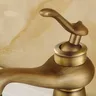 Robinet de lavabo de salle de bains en or antique de… – vue 3