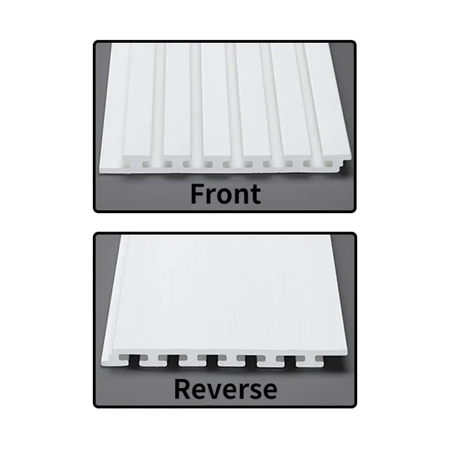 Panneau rainuré en PVC – vue 4