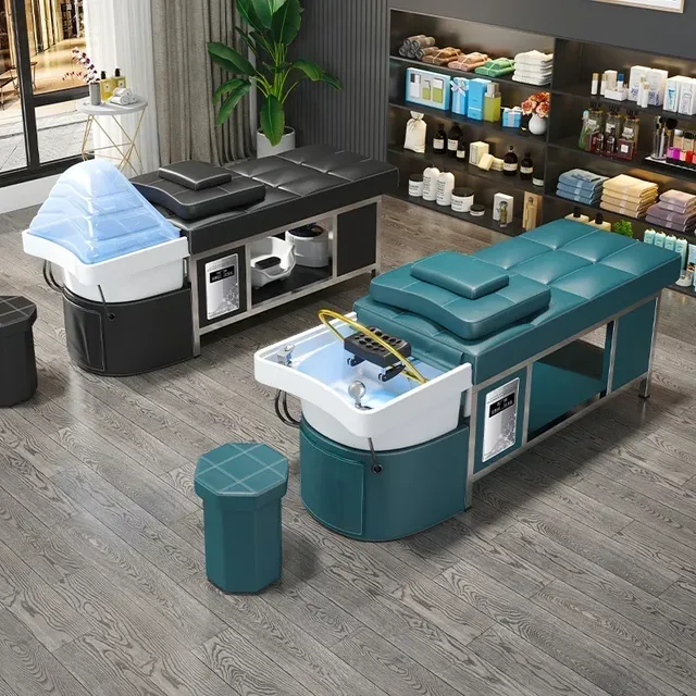Salon de coiffure haut de gamme bassin en céramique lit… – vue 6