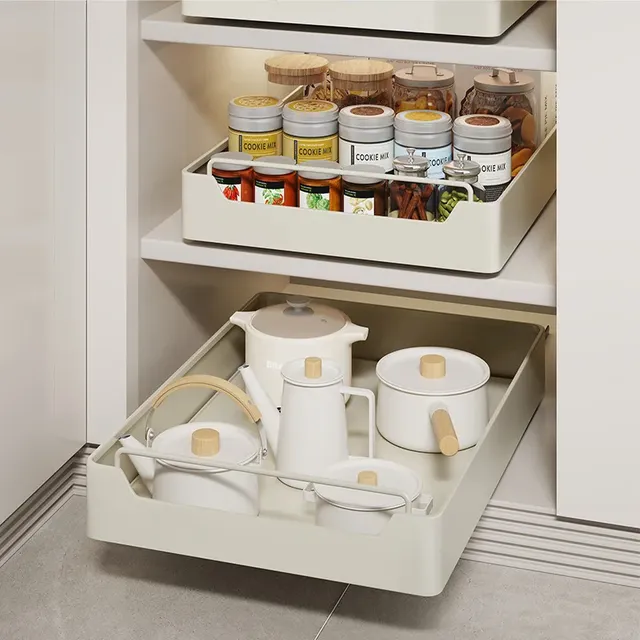 Support de rangement de cuisine en métal avec Rails…