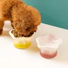 Bol en céramique en forme de fleur pour chat – vue 1