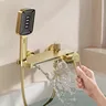Or brossé salle de bains baignoire-douche robinet… – vue 2