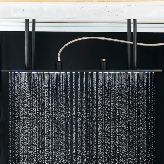 Pommeau de douche chaud et froid à LED – vue 4